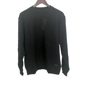 Alphalete NWT Men’s Black Monarch Crewneck Sweater Sweatshirt Sz Medium